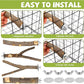 Natural Wood Bird Perches for Cage, Parrot Perch Stand & Platform, Bird Cage Accessories for Parakeets, Cockatiels, Conures, Lovebirds (Brown, Essential Perch Bundle - 5PCS)