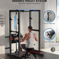 Sportsroyals Power Cage,1600lbs Multi-Function Power Rack with Adjustable Cable Crossover System and More Training Attachment, Weight Cage for Home Gym