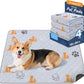 Washable Pee Pads for Dogs, 4 Pack Absorbent Reusable Training Dog Pads Pet Puppy Pads, Non-Slip Potty Pads for Whelping, Playpen, Crate, Bed, Orange, 18"x24"