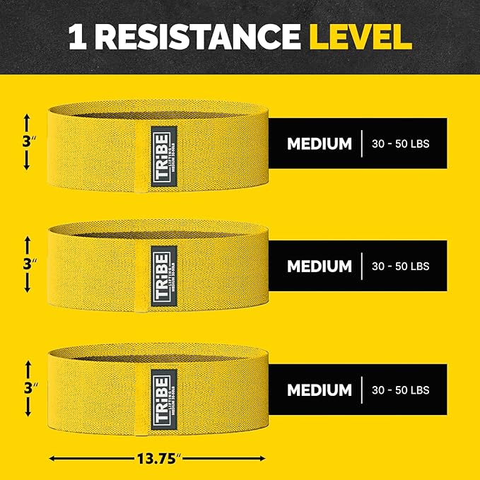 Fabric Resistance Bands for Legs - Workout Bands Resistance Bands for Men and Women - Booty Bands for Working Out - Exercise Bands Resistance Bands Set - Elastic Bands for Exercise