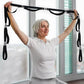 Stretching Strap Yoga Strap with 10 Loops, Non-Elastic Stretch Band for Physical Therapy, Flexibility, Exercise, Pilates, Dance & Gymnastics Workout