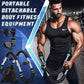 Twister Arm Trainer,40-100lb Adjustable Power Twister Bar with Fingerless Tactical Gloves, Strap Wrist Brace, Drawstring Backpack, Portable Detachable Body Fitness Equipment for Home & Gym