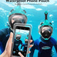 VGKE Full Face Snorkel Mask for Adults, 180 Degree HD Panoramic View Snorkeling Gear with Waterproof Phone Pouch, Anti-Leak & Anti-Fog, Breathe Freely Suitable for Men/Women
