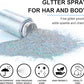 Hair and Body Glitter Spray, 1PC Glint-Rainbow Hair Glitter Extra Fine Face Shimmer Powder for Clothes, Festival Loose Sparkle Powder for Rave Clothes Nail Art Easter Halloween Crafts (Glint-Rainbow)
