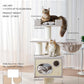 Maine Coon Cat Tree for Indoor Cats Large Adult,Modern Cat Tower for Extra Large Cats 20 lbs+,Heavy Duty Cat Tree with Sisal Scrathing Post,Hammock,Perch,Condo,Bed