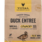 Vital Essentials Freeze-Dried Raw Duck Meal or Mixer Dog Food Crunchy Mini Nibs, 5.5 oz