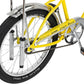 Schwinn Krate Classic Sting-Ray Bike, 20 Inch Bike for Kids or Adults, Steel Frame & Springer Fork, Fenders, Single Speed, Coaster Brake, Grey Ghost, Lemon Peeler, Coal, Grape, Orange or Apple