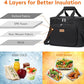 Lifewit Large Lunch Bag Insulated Lunch Box Soft Cooler Cooling Tote for Adult Men Women, Black 40-Can (24L)