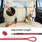 IOKHEIRA 6Ft /4Ft Dog Leash Rope for Large Dogs, Heavy Duty with Comfortable Padded Handle and Highly Reflective Threads,4-in-1 Multifunctional Dog Leashes with Car Seat Belt for Training
