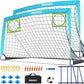 Kids Soccer Goal for Backyard, 6x4 9x5 FT Portable Soccer Nets Pop Up with Ball, Agility Ladder, Cones, Target & Carry Bag for Toddler Youth Outdoor Indoor Training Practice Sports Games Play