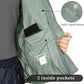 33,000ft Packable Rain Jacket Men's Lightweight Waterproof Rain Shell Jacket Raincoat with Hood for Golf Cycling Windbreaker