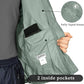 33,000ft Packable Rain Jacket Men's Lightweight Waterproof Rain Shell Jacket Raincoat with Hood for Golf Cycling Windbreaker