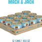 Weruva Classic Cat Food, Mack & Jack with Mackerel & Grilled Skipjack in Gravy, 10oz Can (Pack of 12)