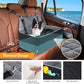 Dog Car Seat for Large Medium Dogs,Washable Pet Carseat Under 55 lbs or 2 Small Dogs,Dog Booster Seat Travel Bed with Thick Cushion,2 Safety Leashes