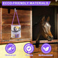 9 Pieces Grooming Kit with Tote Bag, Sweat Scraper, Sponge, Hoof Pick, Curry Comb for Horse Riders Beginners (Purple)