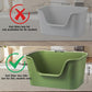 Vealind Cat Litter Box Lid with Clear Door Only Fit for Vealind XXL Cat Litter Pan, Top Entry Litter Box with Lid