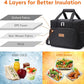 Lifewit Large Lunch Bag Insulated Lunch Box Soft Cooler Cooling Tote for Adult Men Women, Black 24-Can (15L)