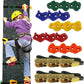 Ogrmar 15 Packs Ninja Tree Rock Climbing Holds Kits with 6 Ratchet Straps for Kids & Adults Outdoor Backyard Ninja Tree Obstacle Course Training