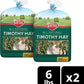 Kaytee Timothy Hay, High Fiber, Grown Specifically for Small Animals, Rabbits, Guinea Pigs, Chinchillas, Ideal Bulk Order for Small Pets, 12 pounds