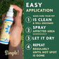 Vet Organics Hot Spot Spray for Dogs and Cats – EcoSpot 4 Oz. Natural Skin Soother Solution for Cat and Dog Allergy Support, Itch Relief, Rashes, and Raw Skin – Cat and Dog Health Supplies