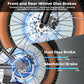 Electric Bike for Adults, 20"x 4" Fat Tire 35MPH Ebike, 1450W Peak Mountain Bike with 48V 20AH Removable 960WH Battery, 80 Miles Max Range Hydraulic/Mechanical Disc Brake 7-Speed Electric Bicycle