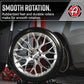 Adam's Polishes Rolling Wheel Detailing Stand - Wheel & Tire Car Detailing Roller for Cleaning, Ceramic Coating, Applying Tire Shine & Car Wheel Wash | Garage Accessory for Detailers