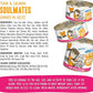 Weruva BFF Minced Natural Wet Cat Food, Tuna and Salmon Soulmates in Gelee, 3oz Can, Pack of 24