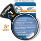 FL!PPER Flipper DeepSee Viewer 3" Nano - Coral and Fish Magnifier for Reef Tank and Freshwater Aquarium Photography and Videography - Magnetic Magnifying Glass