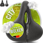 Velmia Bicycle Saddle - Comfortable Saddle for Men and Women - 3 Zone Concept - Waterproof Bicycle Seat with Ergonomic Design
