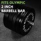 Olympic Bumper Plates Set, 2" Weight Plates for Strength Training & Weightlifting, Paris or Set or Set with Barbell, Multiple Options