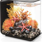 biOrb Flow 15 Acrylic 4-Gallon Aquarium with White LED Lights Modern Compact Tank for Tabletop or Desktop Display, Black