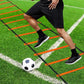 20 Pcs Sport Agility Ladder Speed Training Equipment Set,with 19FT Agility Ladder,Running Parachute,12 Soccer Cones for Kids Youth Adults Basketball Football Soccer Training