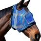 Kensington UV Fly Mask with Fleece Trim - Protective Mask with Dual Ear Opening & Forelock Freedom Size: Small Color: 181-Kentucky Blue