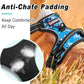 BARKBAY No Pull Dog Harness Large Step in Reflective Dog Harness with Front Clip and Easy Control Handle for Walking Training Running(Blue camo,XL)