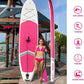 Inflatable Stand Up Paddle Board with Sup Board Accessories, Durable, Lightweight,Wide Stable Design,Wide Non-Slip Deck, Non-Slip Comfort Deck Pink Paddle Board for Women & Girls