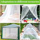 78x10Ft Mosquito Netting Garden Mesh Netting, Bug Insect Mosquito Fly Bird Net, Animals Barrier Protection Net, White 3x24m