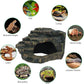 Gecko Tank Acccessories, Turtle Tank Accessories, Perfect Tortoise Hide Fish Tank Decor for Betta, Fish, Snake Hide, Professional Turtle Basking Platform (Medium)
