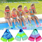 Kids Swim Fins,Short Comfortable Flippers for Lap Swimming and Training for Child,Girls,Boys,Beginners