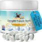 – Crunchy Probiotic Dog Treats with 4 Billion Cultures – Freeze-Dried Yogurt Hearts for Gut Health