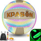 Volleyballs, Holographic Glowing Volleyball Official Size 5, Indoor Outdoor Beach Volleyball Ball for Men Women
