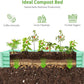 Land Guard 8×4×1ft Galvanized Metal Raised Garden Bed, Metal Planter Kit Box Outdoor for Deep-Rooted Vegetables, Flowers, Green and Herbs (Lime Green)…