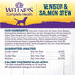 Wellness Complete Health Thick & Chunky Natural Canned Wet Dog Food, Venison & Salmon Stew, 12.5-Ounce Can (Pack of 12)