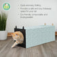 Kitty City Paper Bag Scratchers for Cats, Blue Paper Bag Tunnel Scratcher