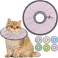 Lightweight Cat Cone Collar Soft, Soft Comfortable Cat Recovery Collar After Surgery, Elizabethan E Collar for Cats, Cone for Cats to Stop Licking (Pale Pink, Small)