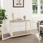 40 Inch Dog Crate Furniture for Large Medium Dogs, Wooden Heavy Duty Dog Kennel with Double Doors, Decorative Pet House Dog Cage Side End Table Indoor, Pet Cage Dog House, Beige