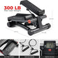 Sunny Health & Fitness Mini Stepper for Exercise at Home, Stair Step Workout Machine with Resistance Band and Over 300lb Weight Capacity, Optional Twist Motion and Free SunnyFit App Connection