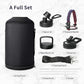Trebo 1 Gallon Water Bottle Insulated with Paracord Handle and Straw,128oz Vacuum Double Wall Stainless Steel Large Jug,Keep Ice Cold 48hrs, Leakproof Sports Gym Flask for Men Women, Ruby Red