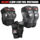 Triple Eight Saver Series Pad Set with Kneesavers, Elbowsavers and Wristsavers, Medium, Black (604352 60014)