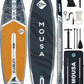 MOUSA 10‘8/11'×35" Extra Wide Inflatable Stand Up Paddle Board, Stable Paddleboard SUP for 2 People/Family, Anti-Slip Full EVA Deck, 3 Handles, 100L Backpack, All-Round Sup Board, Big Fin