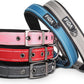 Fida Heavy Duty Dog Collar, Ultra Comfortable Soft Neoprene Padded, Adjustable Reflective Nylon Pet Collar with Durable Metal Belt Buckle for Large Breeds (L, Pink)